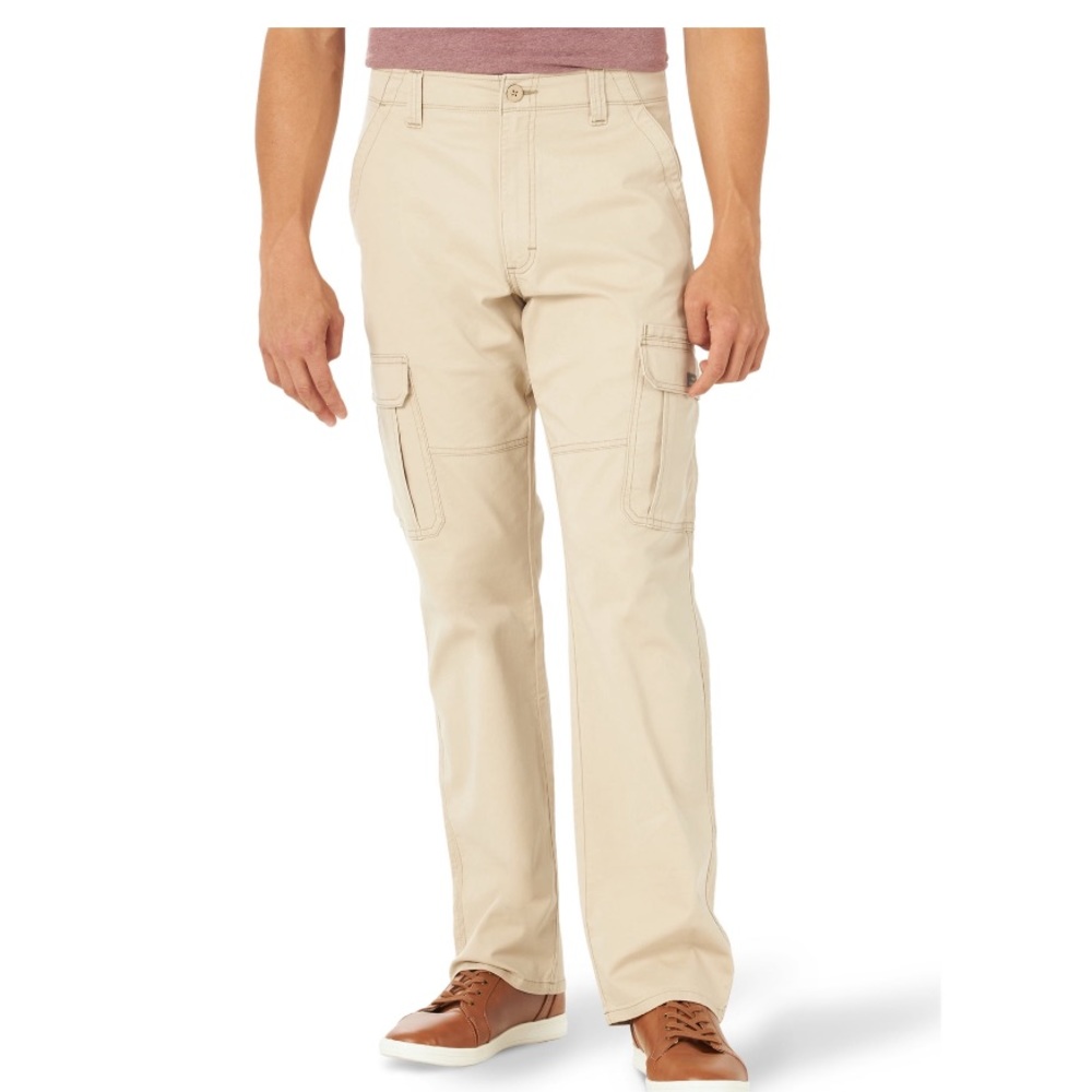 Wrangler Men’s Beige Cargo Work Pants (29x30)